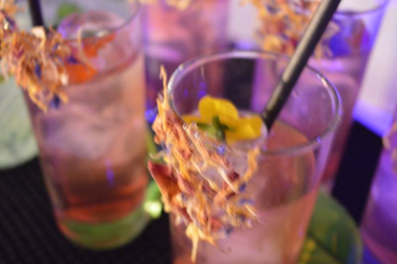 cocktails fleurs