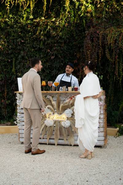 bar champêtre mariage