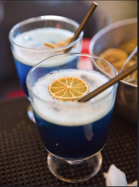 cocktails spiruline bleu